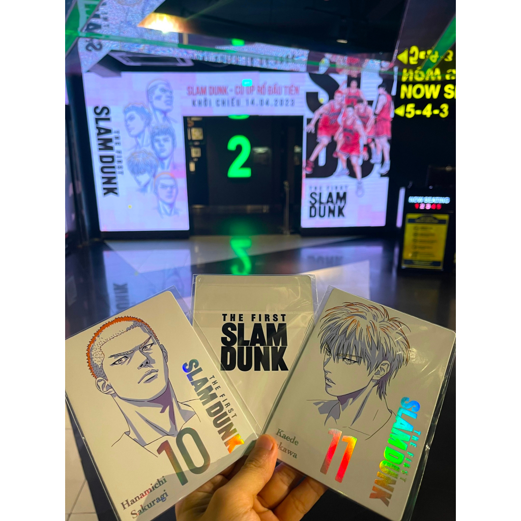 THE FIRST SLAM DUNK - Card hologram - 5 nhân vật - quà tặng chính hãng