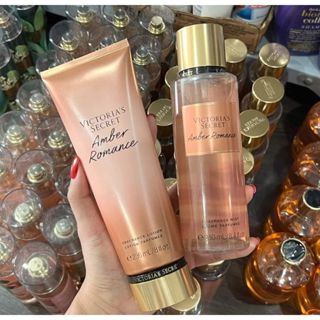 SET XỊT THƠM VÀ DƯỠNG THỂ VICTORIA SECRET AMBER ROMANCE