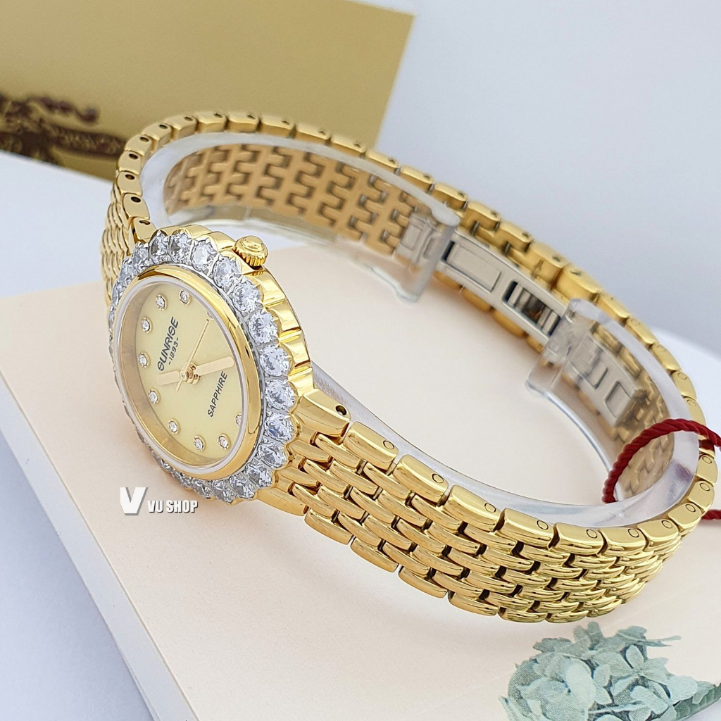 Đồng hồ nữ SUNRISE 9808AA Size nhỏ Chính hãng