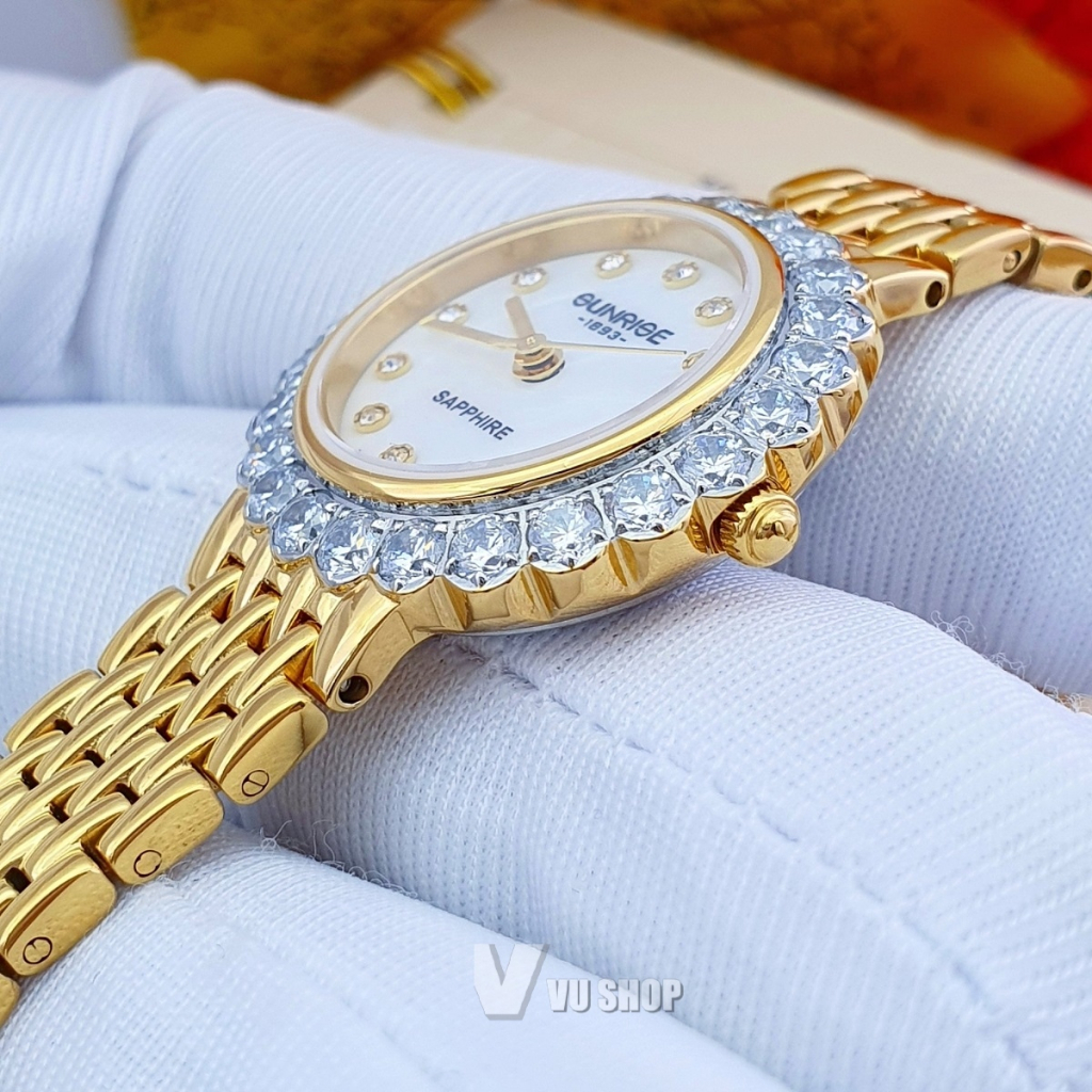 Đồng hồ nữ SUNRISE 9808AA Size nhỏ Chính hãng