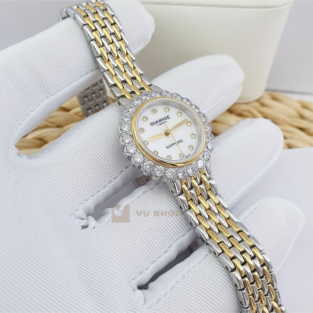 Đồng hồ nữ SUNRISE 9808AA Size nhỏ Chính hãng