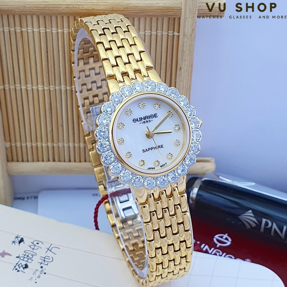 Đồng hồ nữ SUNRISE 9808AA Size nhỏ Chính hãng