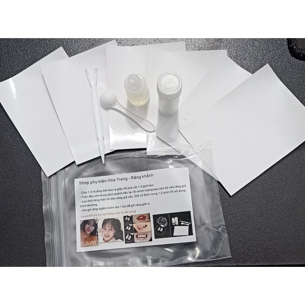 -KEO GẮN RĂNG NANH GIẢ- KEO DÁN RĂNG GIẢ-KEO GẮN RĂNG KHỂNH (hàng Việt Nam