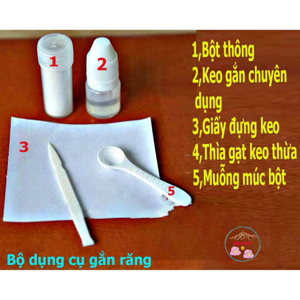 -KEO GẮN RĂNG NANH GIẢ- KEO DÁN RĂNG GIẢ-KEO GẮN RĂNG KHỂNH (hàng Việt Nam