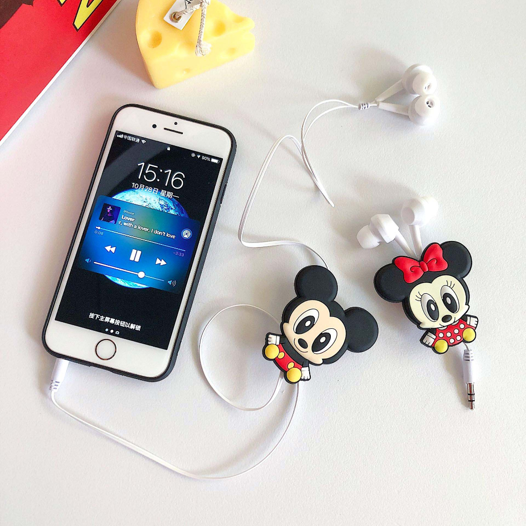 Tai nghe dây rút hình thú đáng yêu WA301 DL TECH