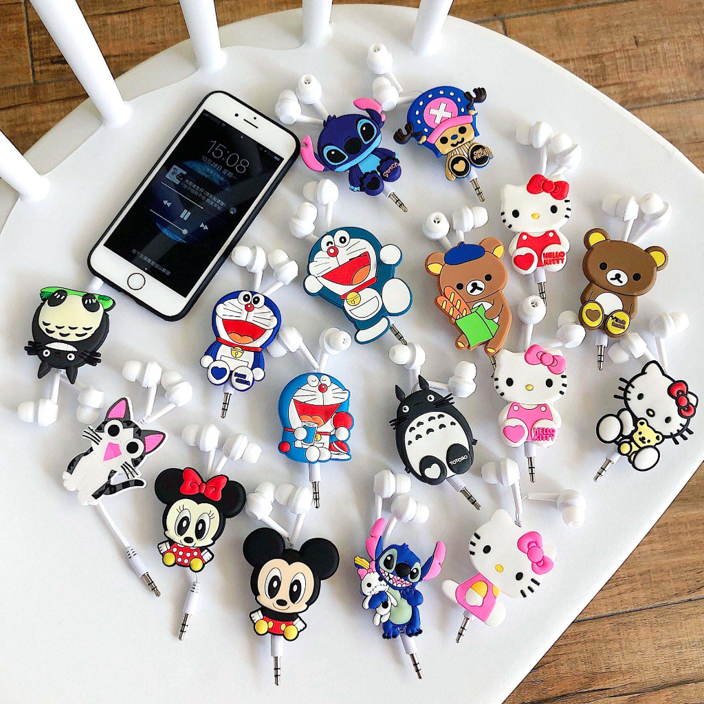 Tai nghe dây rút hình thú đáng yêu WA301 DL TECH