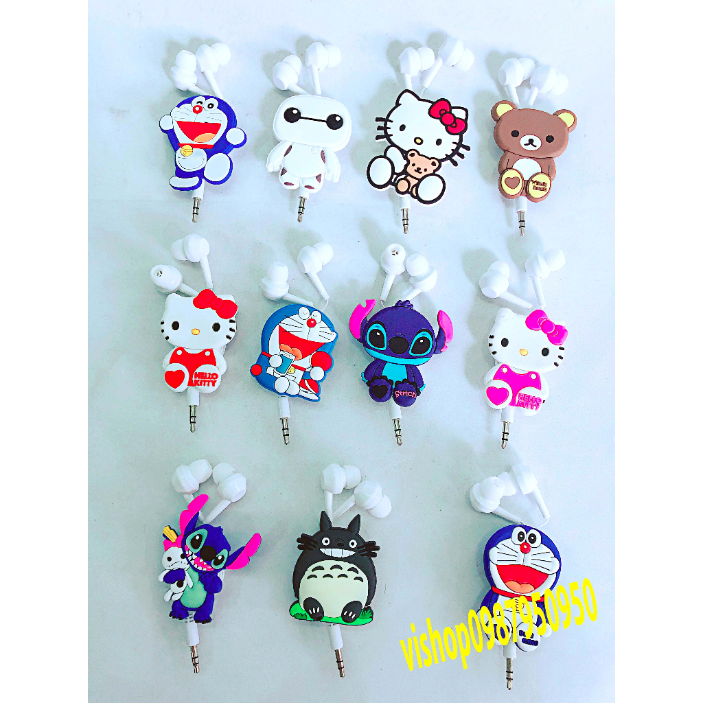 Tai nghe dây rút hình thú đáng yêu WA301 DL TECH