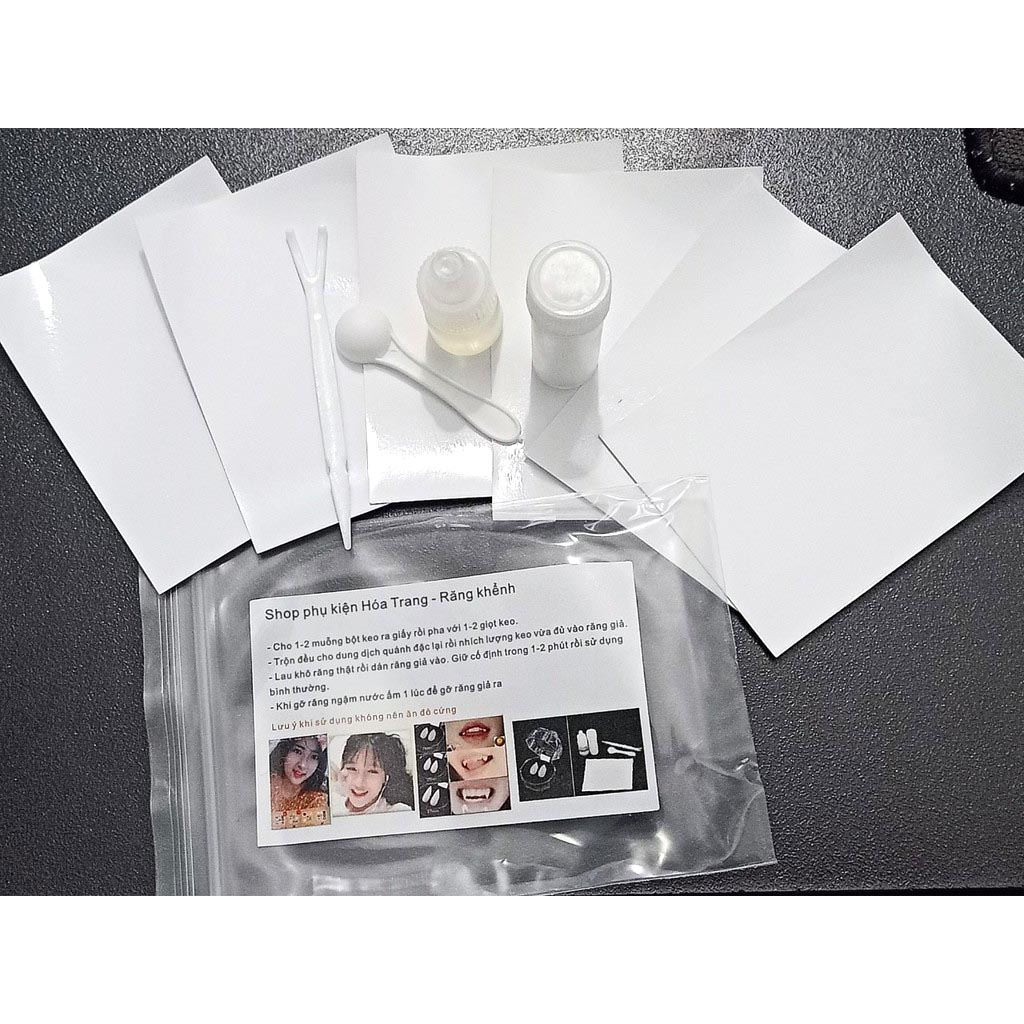 -KEO GẮN RĂNG NANH GIẢ- KEO DÁN RĂNG GIẢ-KEO GẮN RĂNG KHỂNH (hàng Việt Nam