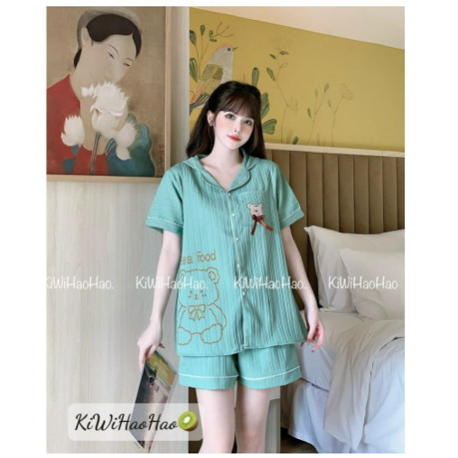 Bộ Đồ Mặc Bầu Và Sau Sinh đũi gân cộc mềm mại mát mẻ thoải mái cho mẹ bầu