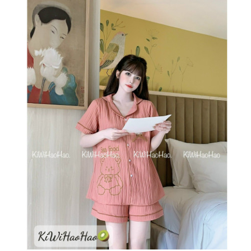 Bộ Đồ Mặc Bầu Và Sau Sinh đũi gân cộc mềm mại mát mẻ thoải mái cho mẹ bầu