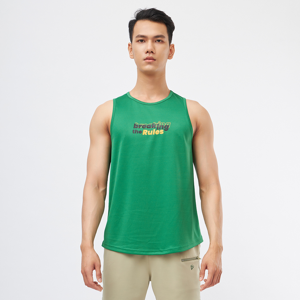 Áo thun Tanktop nam DELTA RTT002-2 chất liệu polyester thoáng khí, thấm hút mồ hôi tốt phù hợp cho các hoạt động thể tha