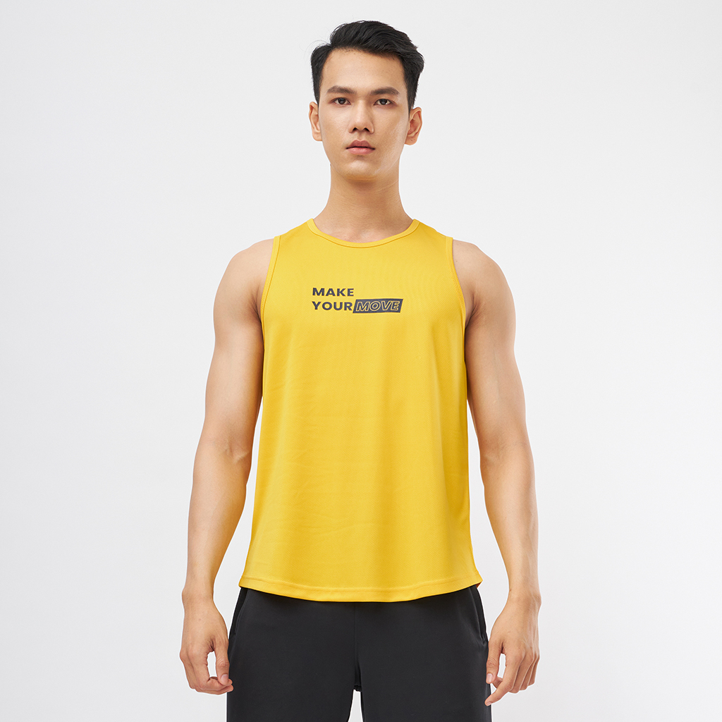 Áo thun Tanktop nam DELTA RTT002-2 chất liệu polyester thoáng khí, thấm hút mồ hôi tốt phù hợp cho các hoạt động thể tha