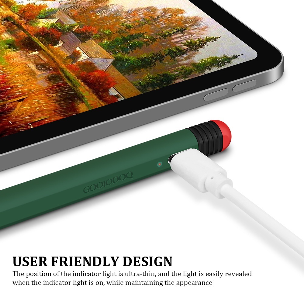 Hộp bút GOOJODOQ Cổng Type-C cho ipad Vỏ bảo vệ Vỏ bút cảm ứng Áp dụng cho ipad Pencil 2 và goojodoq 3th 9th 10th 11th