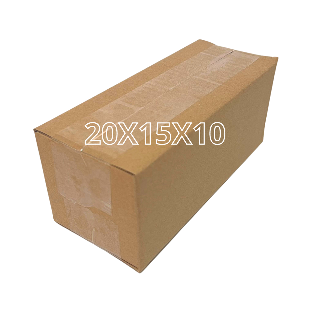 Thùng giấy carton đóng gói hàng online size 20x15x10 cm, sản xuất bởi SÀI GÒN CARTON