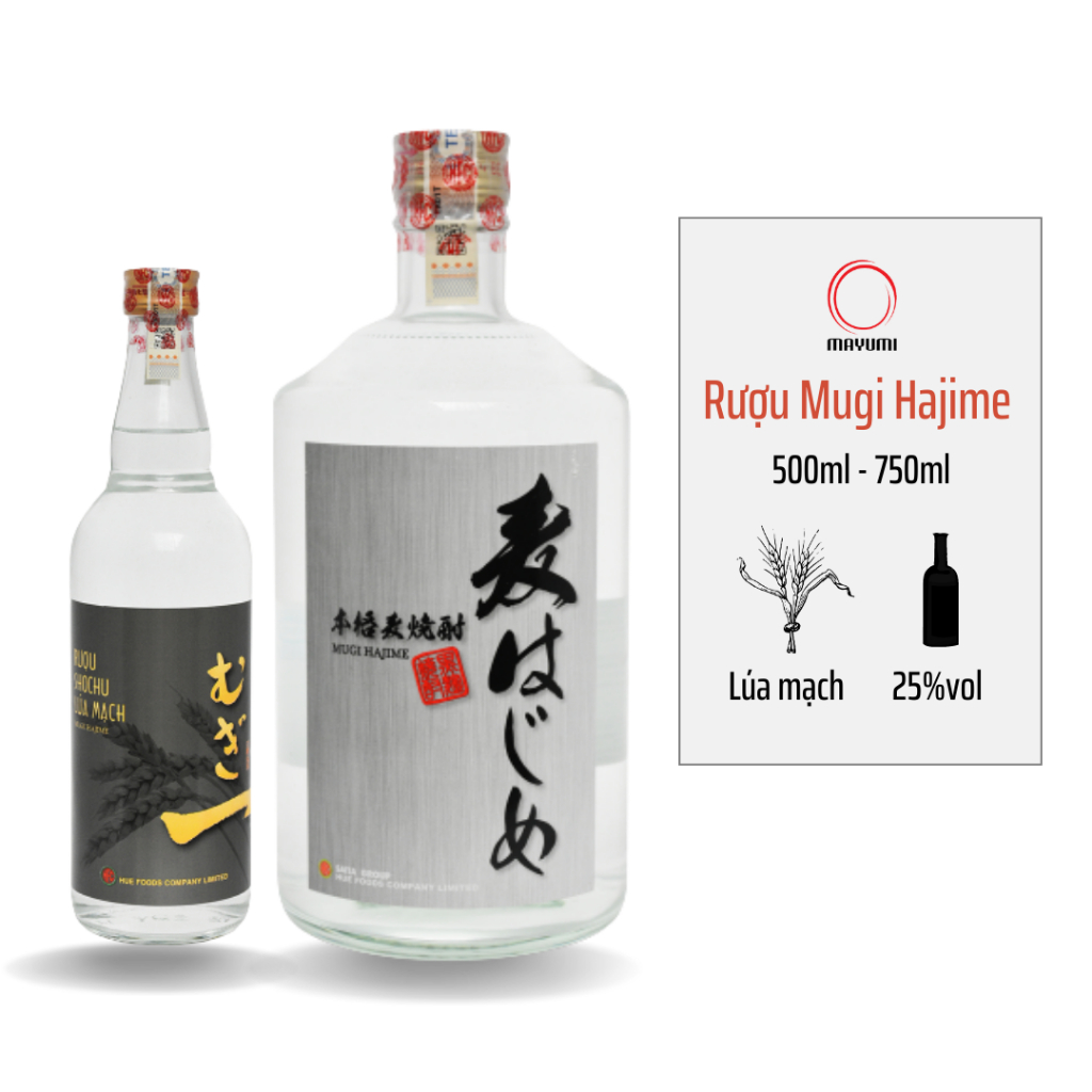Rượu Shochu Mugi Hajime