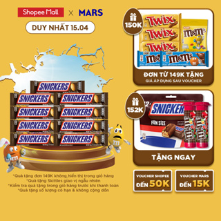 Mã BMLTA50 giảm đến 50K đơn 99K Combo 9 thanh kẹo Sô Cô la Snickers thanh