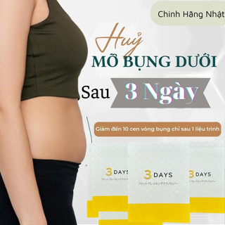 Giảm Cân Cấp Tốc  3DAYS giảm cân cấp tốc nhanh Cho Người Khó Giảm,Nhờn Thuốc, Phụ Nữ Sau Sinh,Mập Lâu Năm