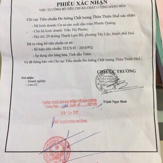 [❤️CHÍNH GỐC HUẾ ❤️] / Tinh dầu bạc hà phước quảng