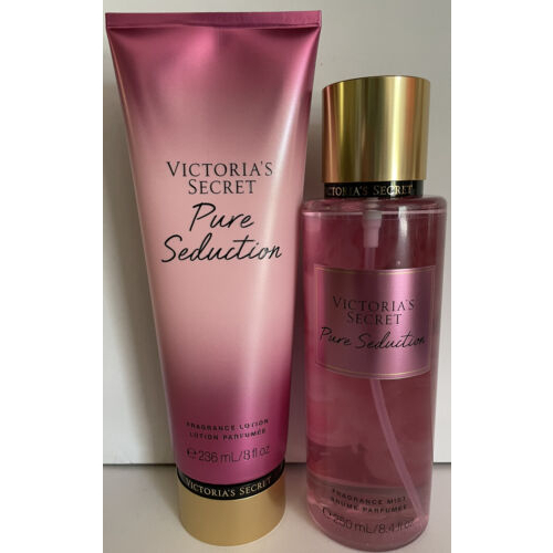 Bộ sản phẩm xịt thơm và dưỡng thể Victoria’s Secret Pure Seduction Mist+ Lotion 250ml