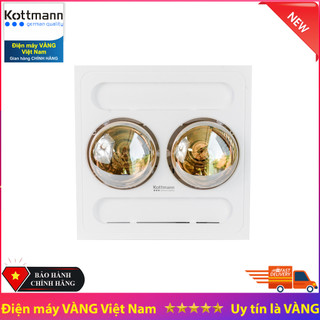 Đèn sưởi âm trần 2 bóng cao cấp Kottman K9S và K1A
