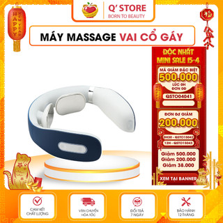 Máy massage cổ vai gáy, massage cơ thể tần số cao, đánh tan mệt mỏi giảm đau bảo hành qstore