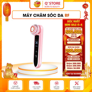 Máy chăm sóc da rf massage mặt lạnh , trẻ hóa da mặt toàn diện, chăm sóc da đa chức năng, điện di bảo hành