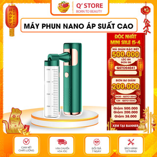 Máy phun nano 💖hot💖 máy phun sương oxy nano, phun áp suất cao tinh chất, nước hoa hồng, khoáng, tinh chất bh