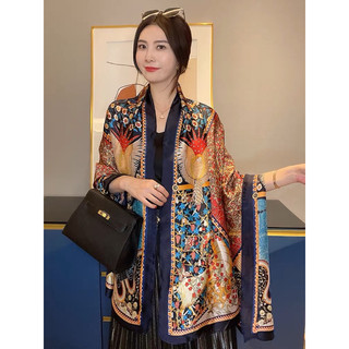 Khăn choàng cổ lụa du lịch biển che nắng size 90x180cm