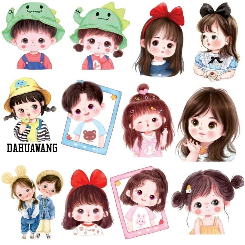 Hình in áo, ủi nhiệt. Búp bê CHIBI