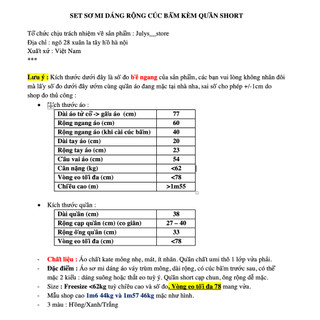 SET sơ mi cúc bấm kèm quần (ảnh thật & video)