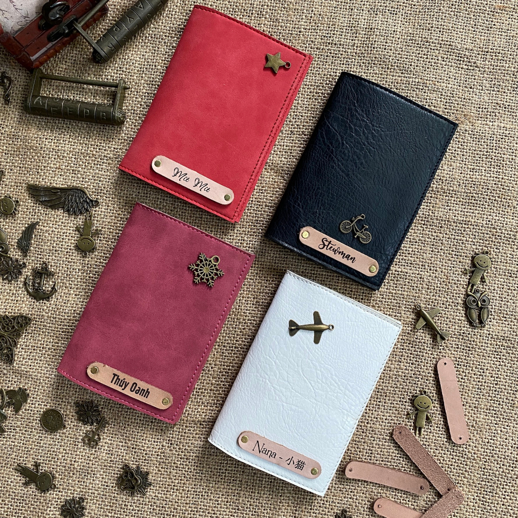 Charm phù điêu kim loại làm mặt dây chuyền, vòng tay, móc khóa, gắn túi ví đa năng