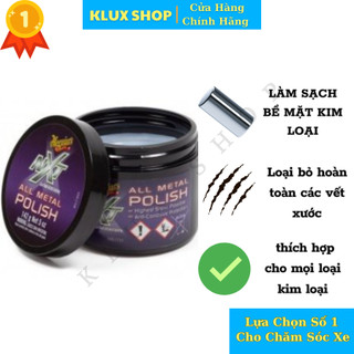 Đánh bóng kim loại - meguiar’s - sáp sáng bóng kim loại, crom, logo, vành xe hơi hộp đánh bóng kim loại