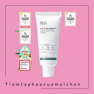 [Chính hãng] Kem Dưỡng Ngăn Ngừa Mụn, Làm Dịu Da “Thần Tốc” Dr.G R.E.D Blemish Clear Soothing Cream