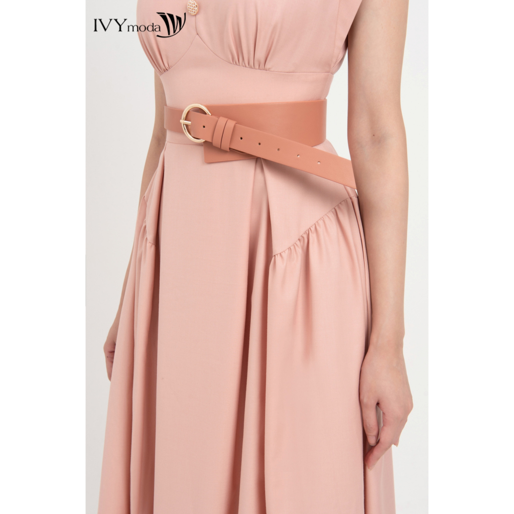 Đầm maxi tay hến nữ IVY moda MS 48M8298