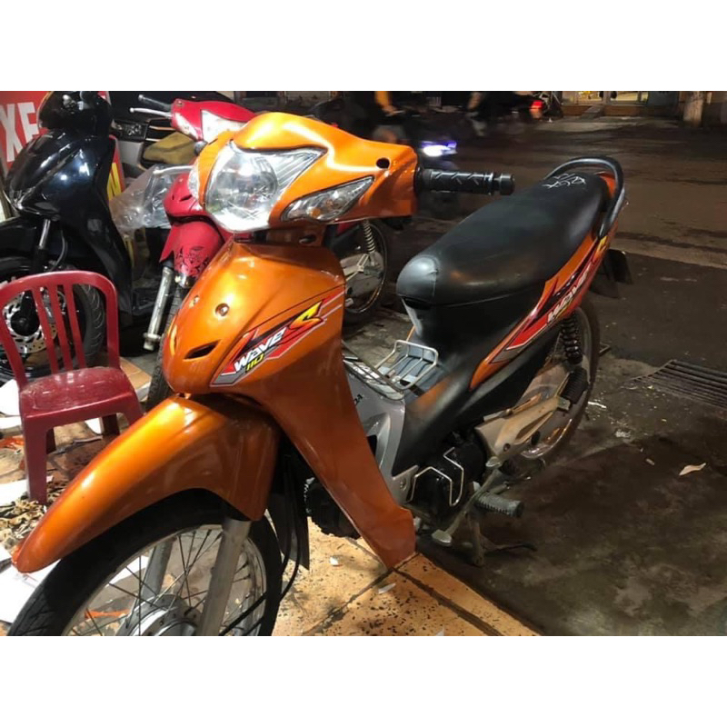 Decal màu cam bóng 3 lớp cao cấp, Decal dán xe máy ô tô