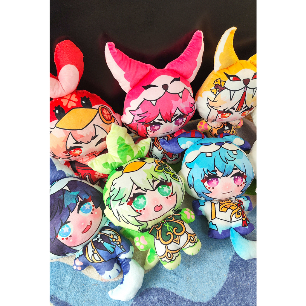 Búp bê Genshin Impact vải lông dạng plushie động vật size lớn 25cm