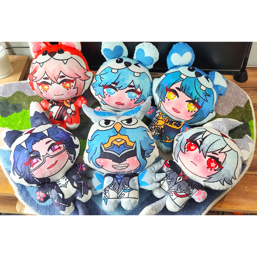 Búp bê Genshin Impact vải lông dạng plushie động vật size lớn 25cm