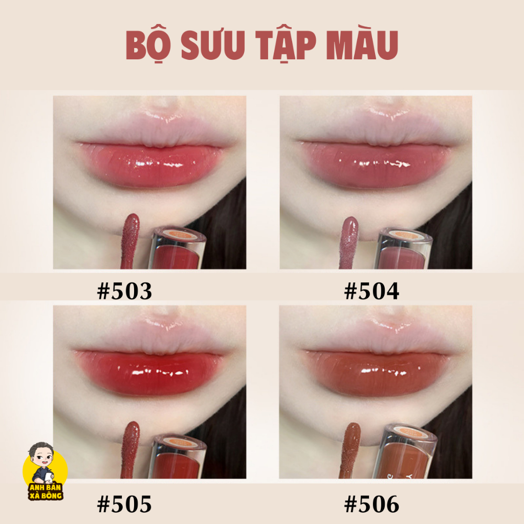 Son Bóng Nhím Con GOGO TALES Water Light Sweet Ripple Lip Gloss GT375