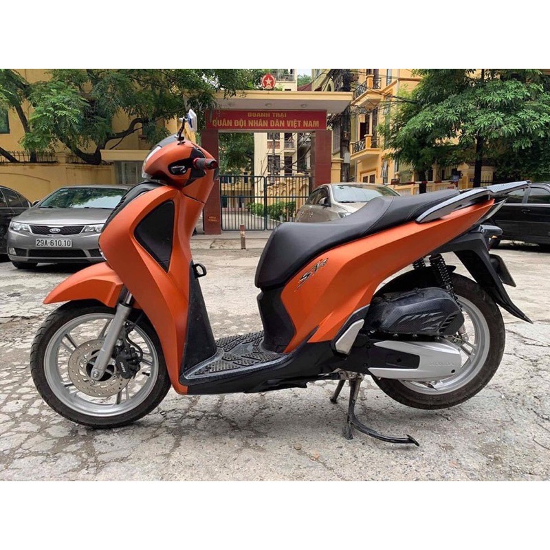 Decal màu cam nhám 3 lớp cao cấp, Decal dán xe máy ô tô