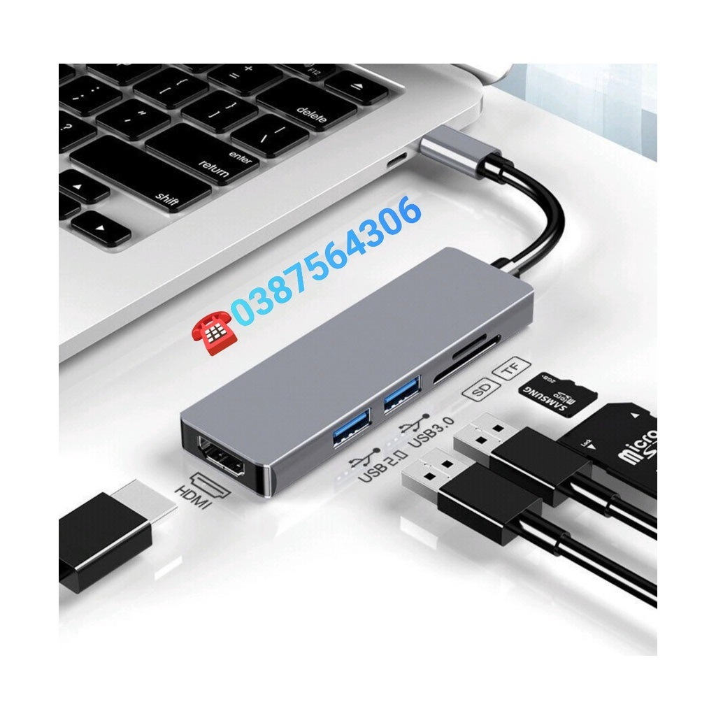 HUB Type-C và HUB USB 3.0 TỐC ĐỘ CAO cổng chia usb mở rộng cho Máy Tính, Điện Thoại và Máy Tính Bảng