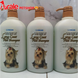 Sữa tắm / dầu xả dưỡng lông nha đam chuyên dùng cho chó, mèo forbis forcans shampoo 750ml