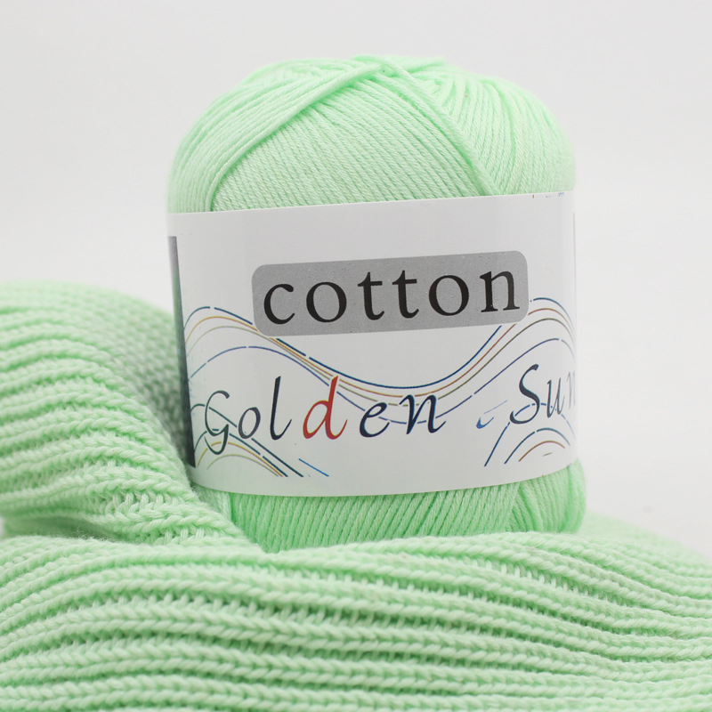 Cuộn Len Sợi 1mm Ladyco - Len Milk Cotton Golden Sun Sợi Nhỏ Dùng Để Đan Móc Áo Gồm 32 Màu