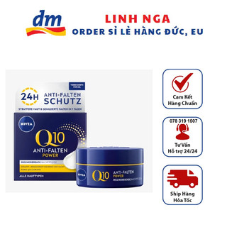 Kem dưỡng da chống lão hóa Nivea Q10 ban ngày đêm - chuẩn Đức