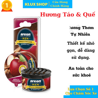 Sáp thơm ô tô hương táo & quế – Areon Ken Apple & Cinnamon✝️