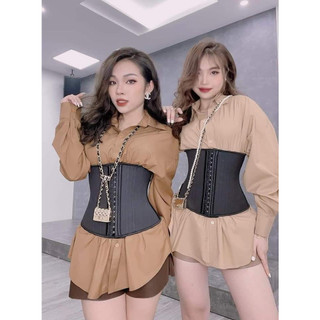 Đai gen bụng định hình Latex 25 xương