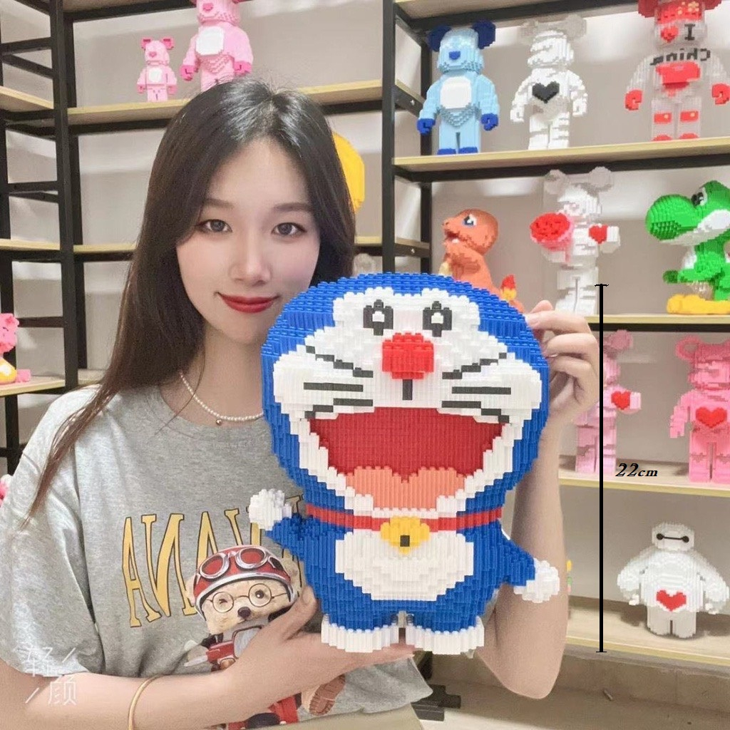 [CỠ LỚN 30cm] Mô hình lắp ráp Doraemon Cỡ Lớn siêu hot trang trí decor