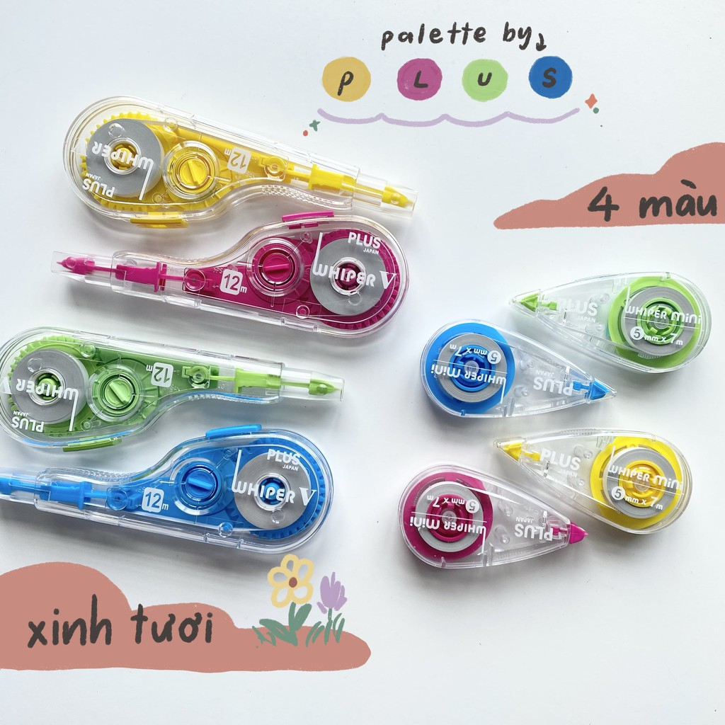 Băng xóa plus và ruột xóa băng