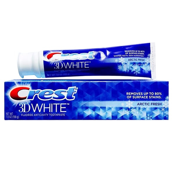 KEM ĐÁNH RĂNG CREST 3D WHITE ARCTIC FRESH – LÀM TRẮNG RĂNG SỐ 1 NƯỚC MỸ