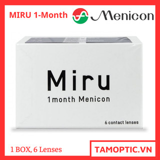 Kính áp tròng không màu 1 tháng miru 1 month menicon