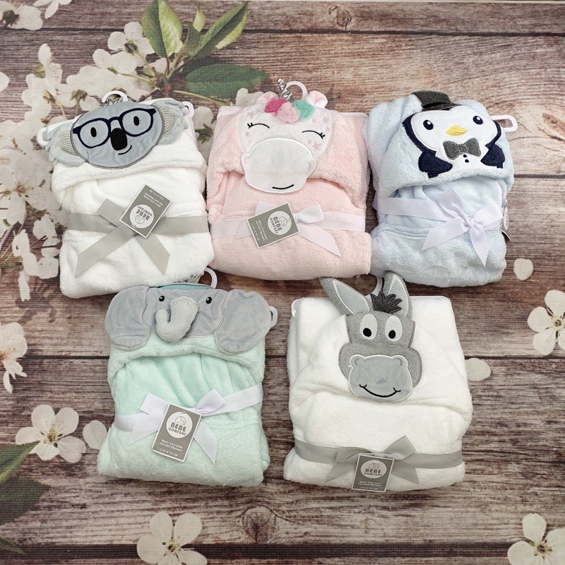 KHĂN Ủ choàng lông hình thú Bebe Comfort cho bé sơ sinh